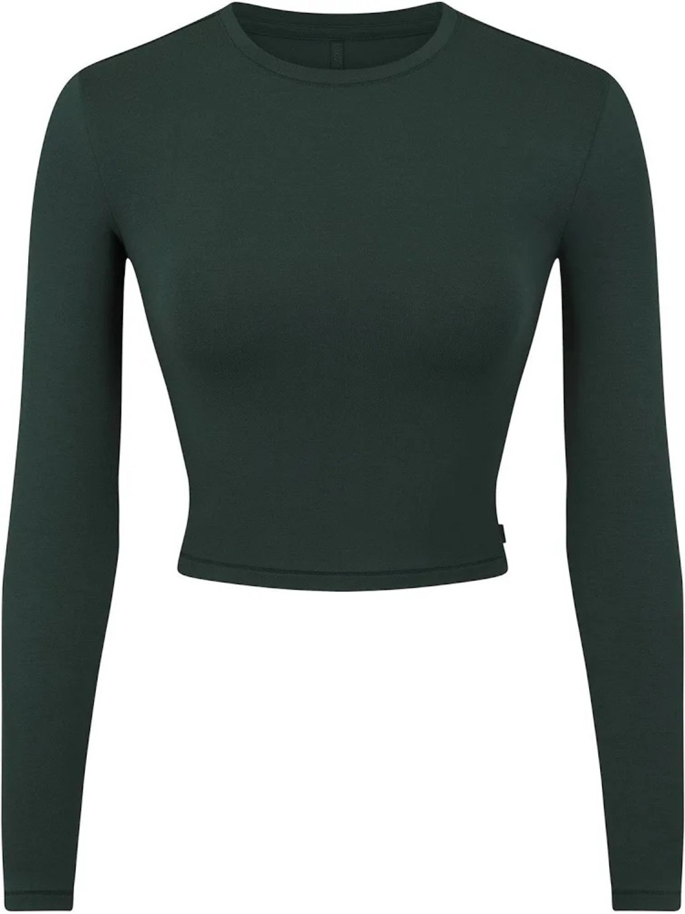 SKIMS Forest Green Cropped Long Sleeve